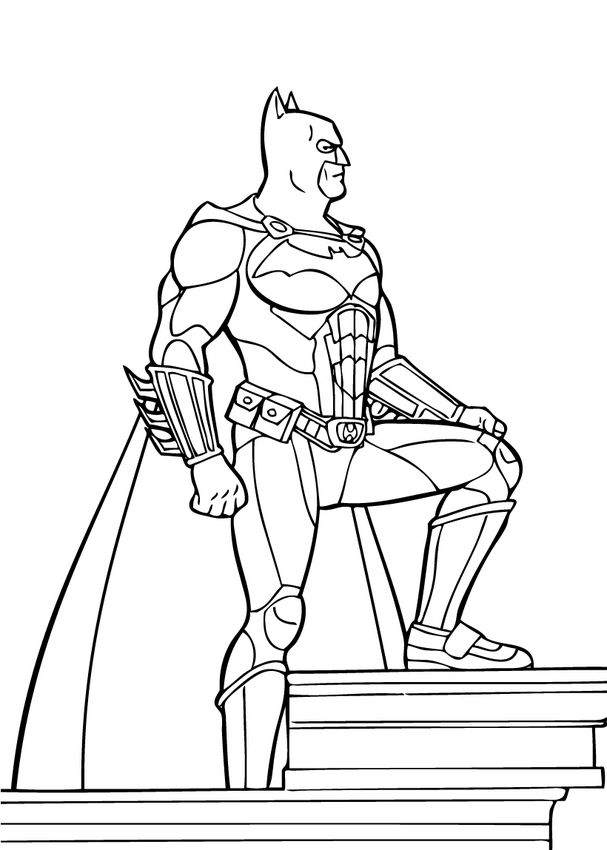 Раскраска: Super Heroes DC Comics (Супер герой) #80183 - Бесплатные раскраски для печати