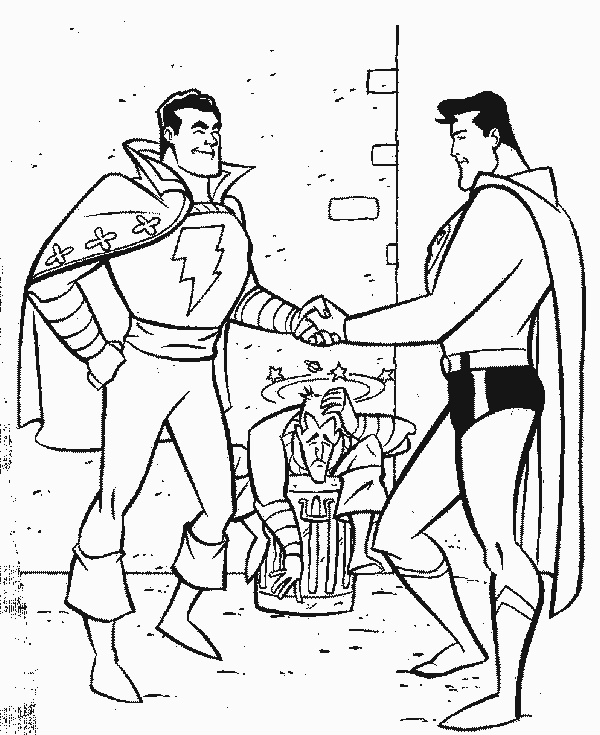 Раскраска: Super Heroes DC Comics (Супер герой) #80194 - Бесплатные раскраски для печати