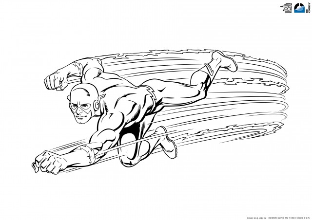 Раскраска: Super Heroes DC Comics (Супер герой) #80203 - Бесплатные раскраски для печати