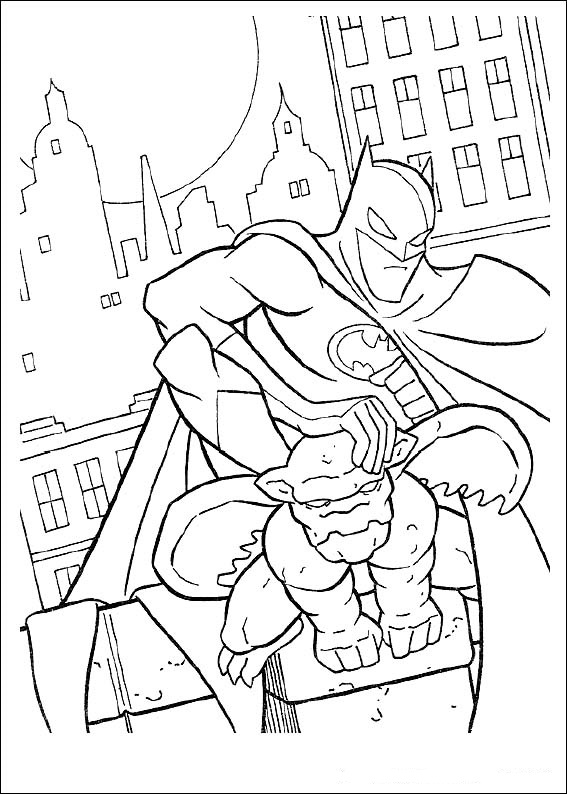 Раскраска: Super Heroes DC Comics (Супер герой) #80207 - Бесплатные раскраски для печати