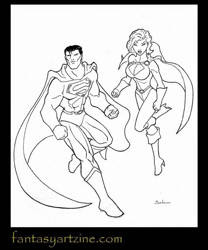 Раскраска: Super Heroes DC Comics (Супер герой) #80222 - Бесплатные раскраски для печати