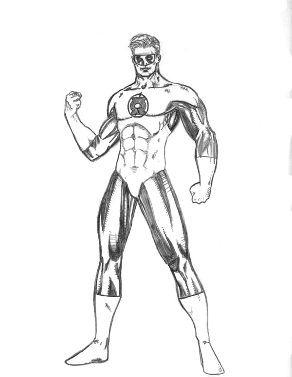 Раскраска: Super Heroes DC Comics (Супер герой) #80286 - Бесплатные раскраски для печати