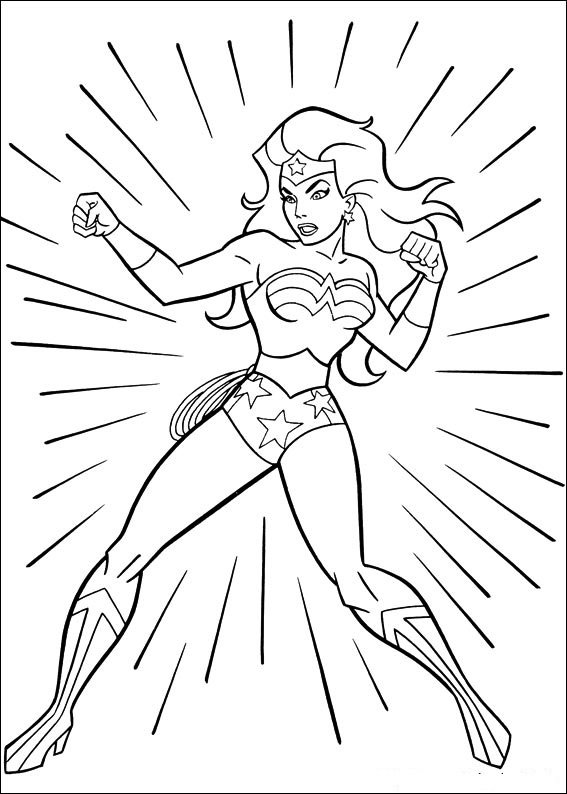 Раскраска: Super Heroes DC Comics (Супер герой) #80295 - Бесплатные раскраски для печати