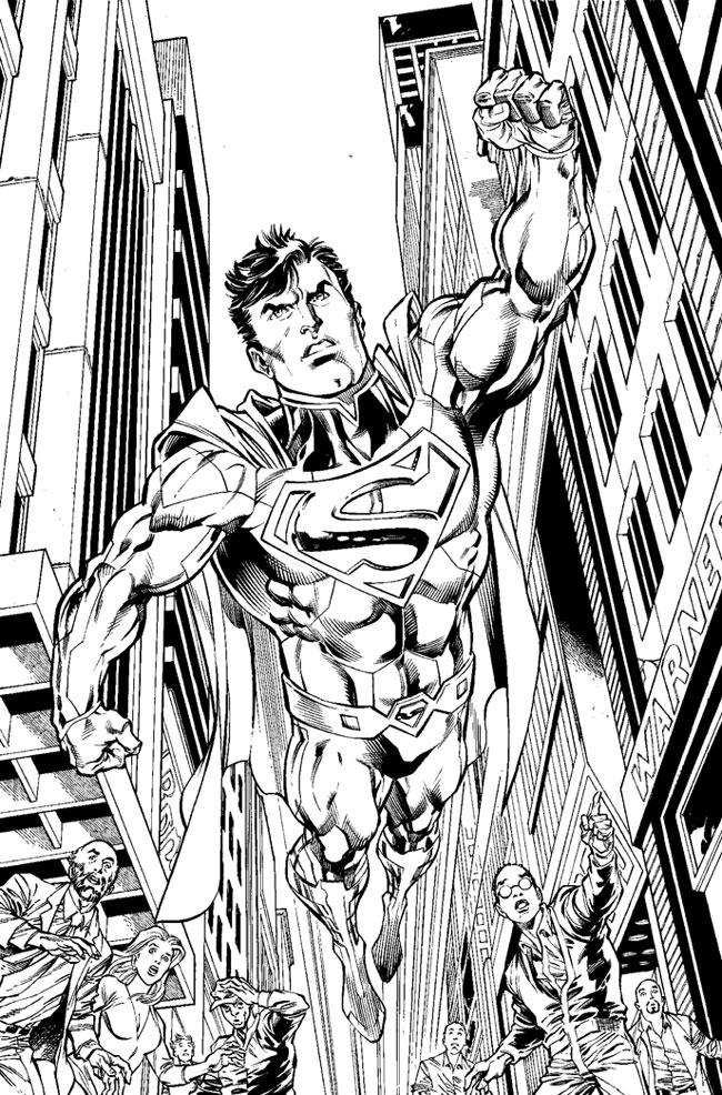 Раскраска: Super Heroes DC Comics (Супер герой) #80367 - Бесплатные раскраски для печати