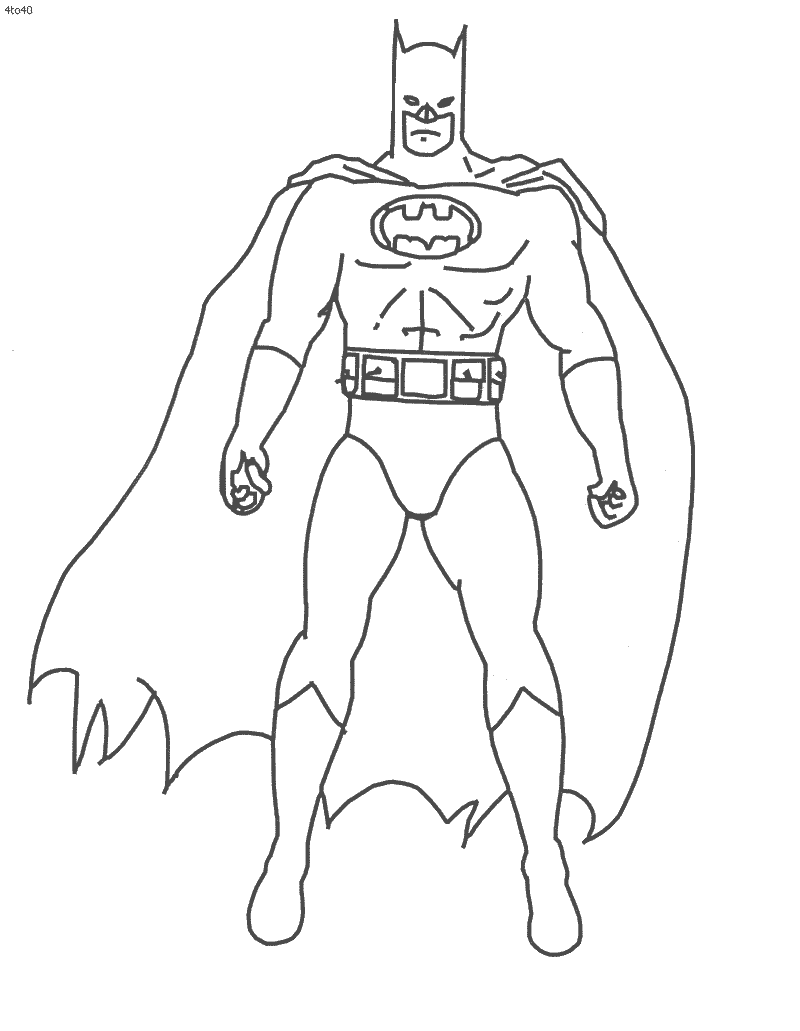 Раскраска: Super Heroes DC Comics (Супер герой) #80381 - Бесплатные раскраски для печати