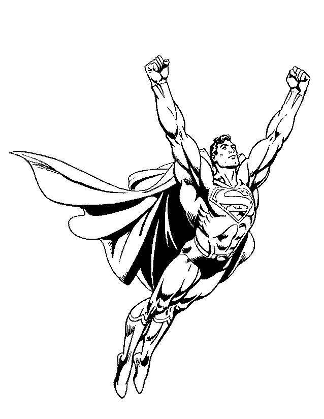 Раскраска: Super Heroes DC Comics (Супер герой) #80403 - Бесплатные раскраски для печати