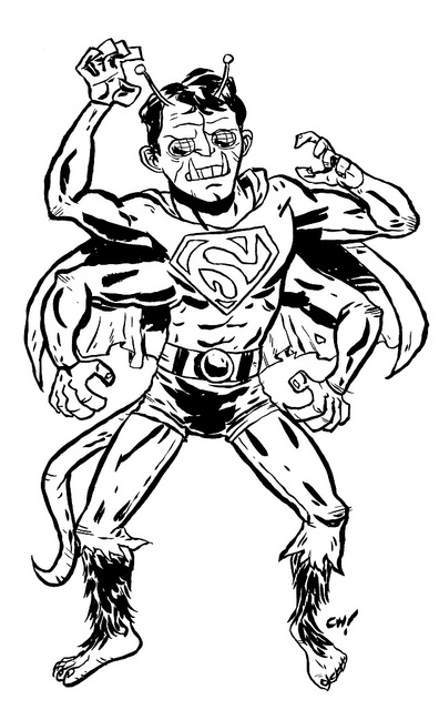 Раскраска: Super Heroes DC Comics (Супер герой) #80441 - Бесплатные раскраски для печати