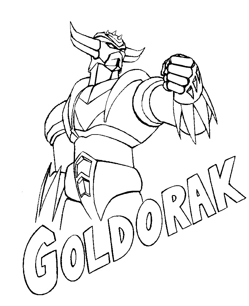 Раскраска: goldorak (Супер герой) #77224 - Бесплатные раскраски для печати