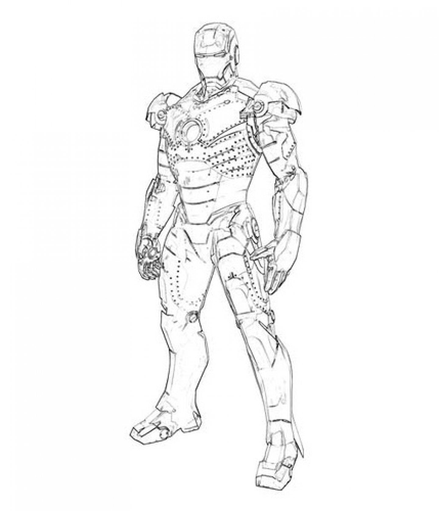 Раскраска: Железный Человек (Супер герой) #80530 - Бесплатные раскраски для печати