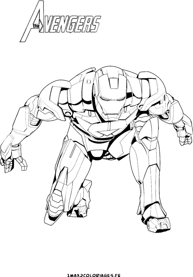 Раскраска: Железный Человек (Супер герой) #80532 - Бесплатные раскраски для печати