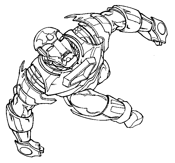 Раскраска: Железный Человек (Супер герой) #80561 - Бесплатные раскраски для печати