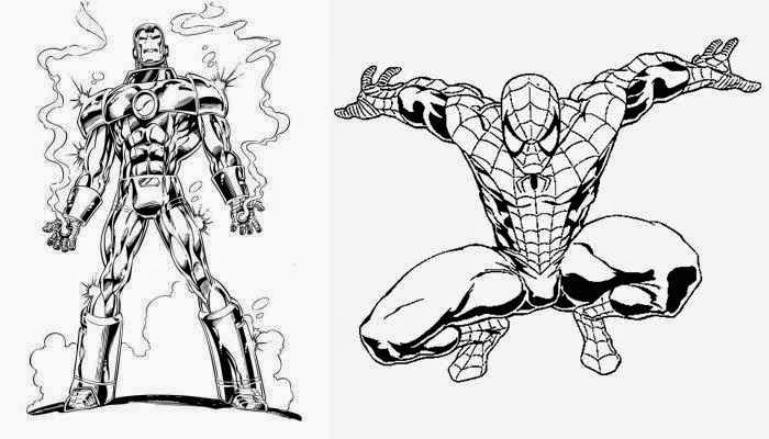 Раскраска: Железный Человек (Супер герой) #80598 - Бесплатные раскраски для печати