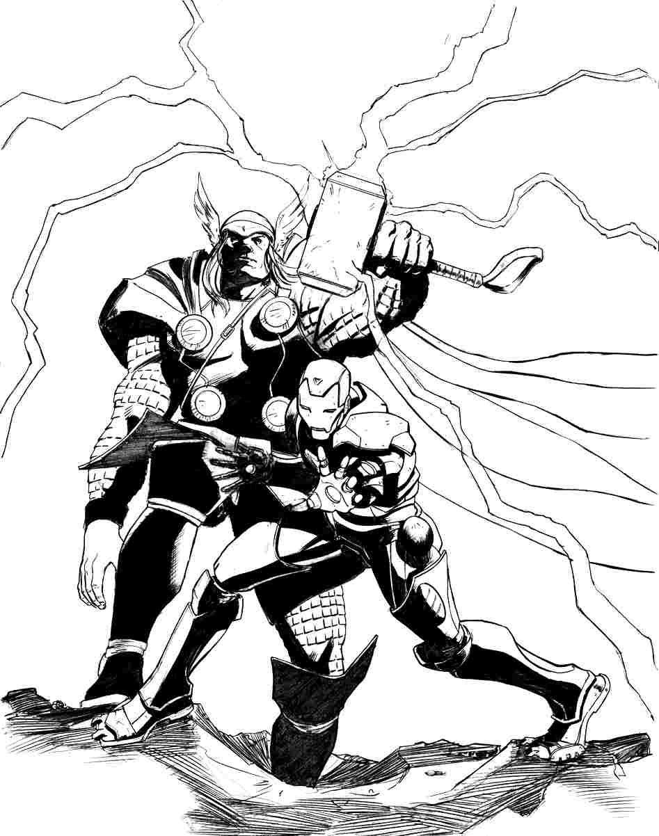 Раскраска: Железный Человек (Супер герой) #80706 - Бесплатные раскраски для печати