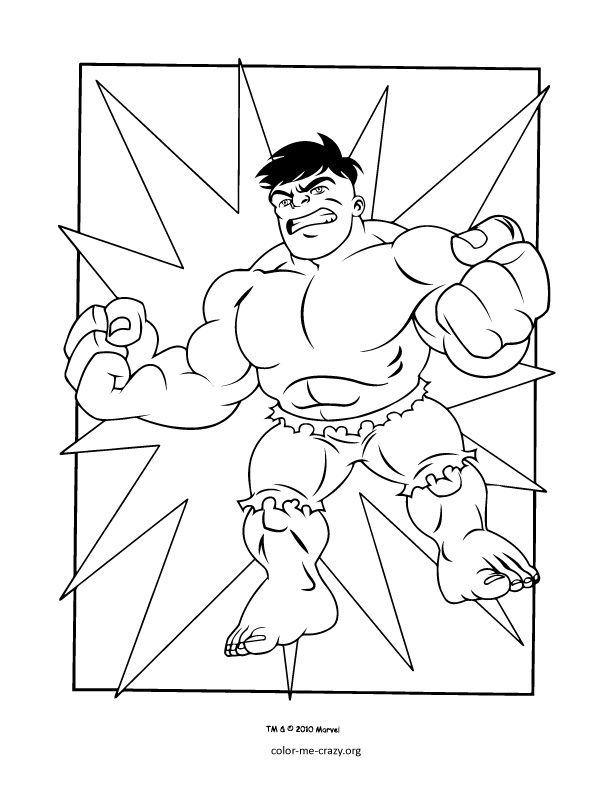 Раскраска: Marvel Superhero (Супер герой) #79623 - Бесплатные раскраски для печати