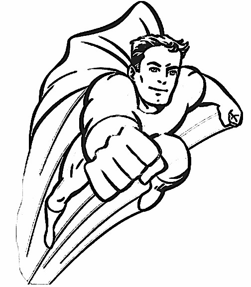 Раскраска: Marvel Superhero (Супер герой) #79639 - Бесплатные раскраски для печати