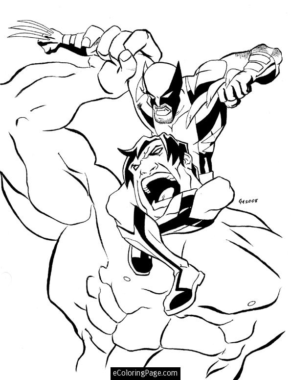 Раскраска: Marvel Superhero (Супер герой) #79674 - Бесплатные раскраски для печати