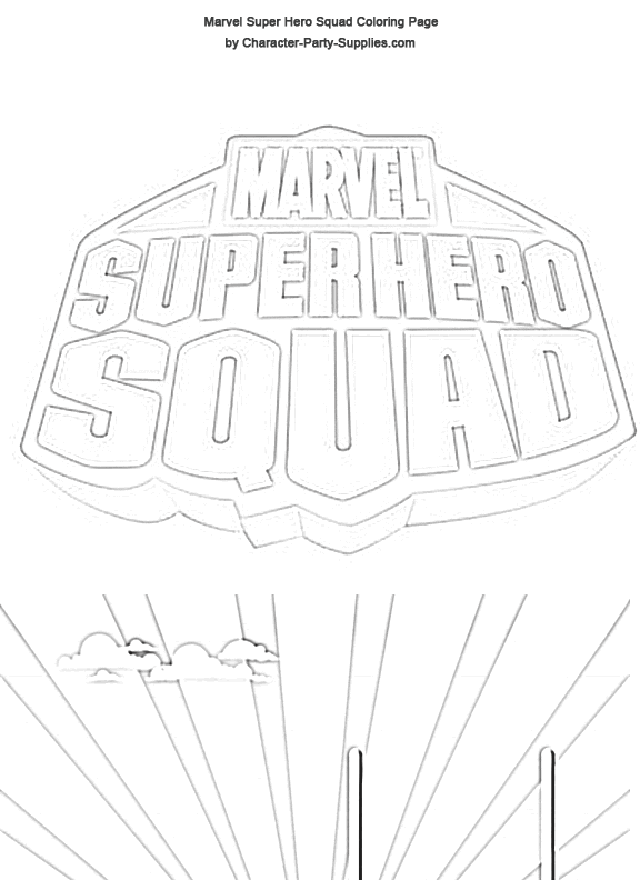 Раскраска: Marvel Superhero (Супер герой) #79682 - Бесплатные раскраски для печати