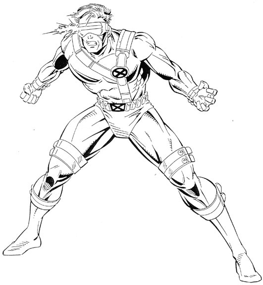 Раскраска: Marvel Superhero (Супер герой) #79691 - Бесплатные раскраски для печати
