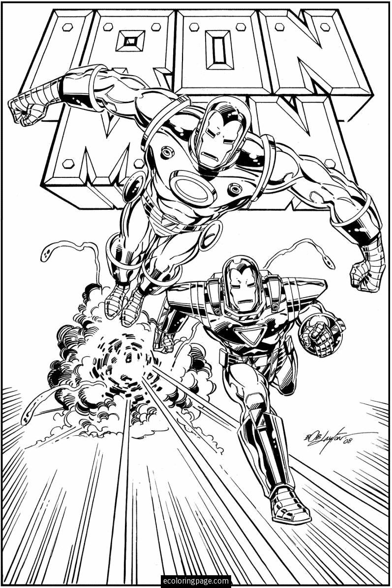 Раскраска: Marvel Superhero (Супер герой) #79702 - Бесплатные раскраски для печати