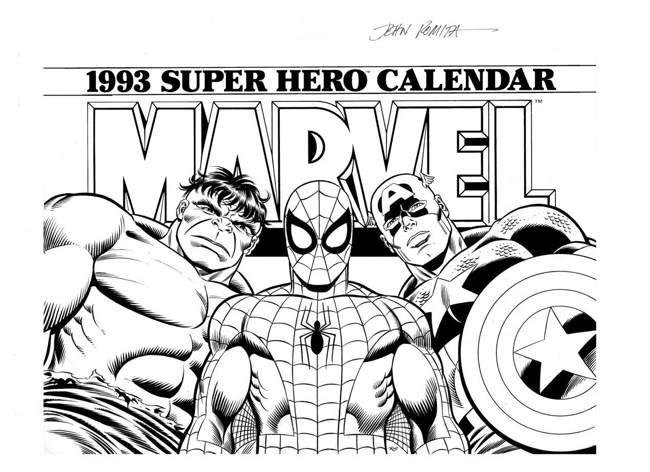 Раскраска: Marvel Superhero (Супер герой) #79708 - Бесплатные раскраски для печати