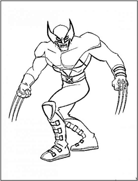 Раскраска: Marvel Superhero (Супер герой) #79713 - Бесплатные раскраски для печати