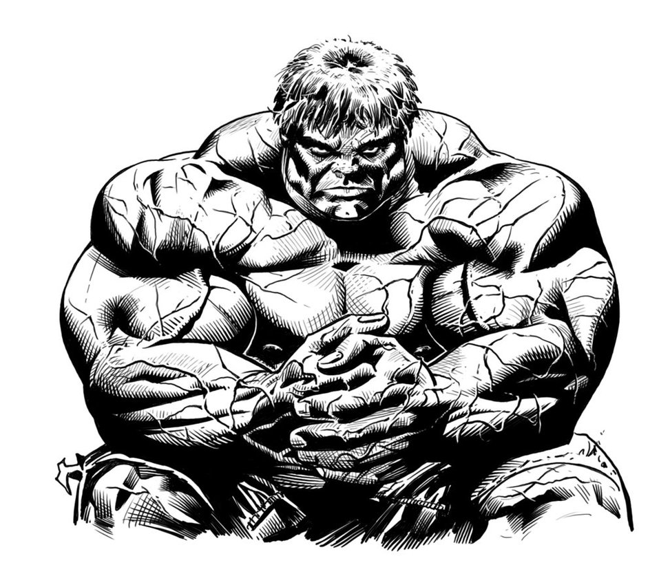 Раскраска: Marvel Superhero (Супер герой) #79740 - Бесплатные раскраски для печати