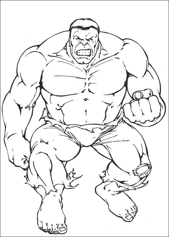 Раскраска: Marvel Superhero (Супер герой) #79750 - Бесплатные раскраски для печати