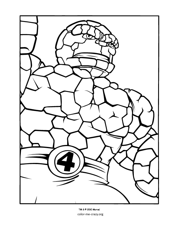 Раскраска: Marvel Superhero (Супер герой) #79782 - Бесплатные раскраски для печати
