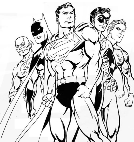 Раскраска: Marvel Superhero (Супер герой) #79797 - Бесплатные раскраски для печати