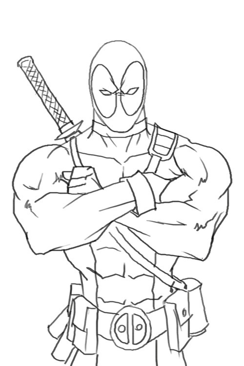 Раскраска: Marvel Superhero (Супер герой) #79815 - Бесплатные раскраски для печати
