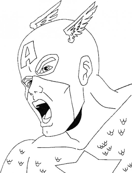 Раскраска: Marvel Superhero (Супер герой) #79822 - Бесплатные раскраски для печати