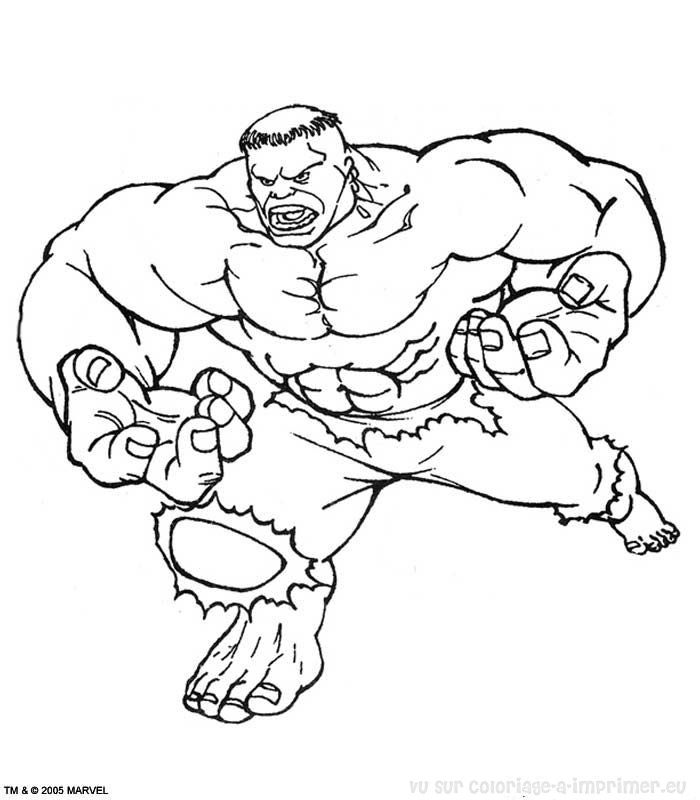 Раскраска: Marvel Superhero (Супер герой) #79827 - Бесплатные раскраски для печати