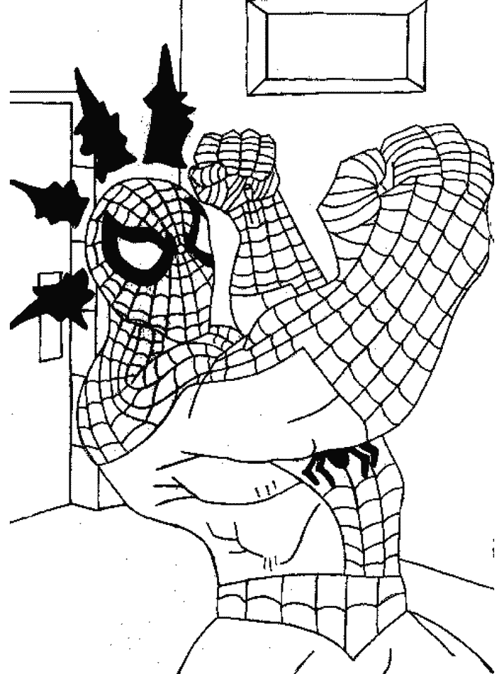 Раскраска: Marvel Superhero (Супер герой) #79850 - Бесплатные раскраски для печати