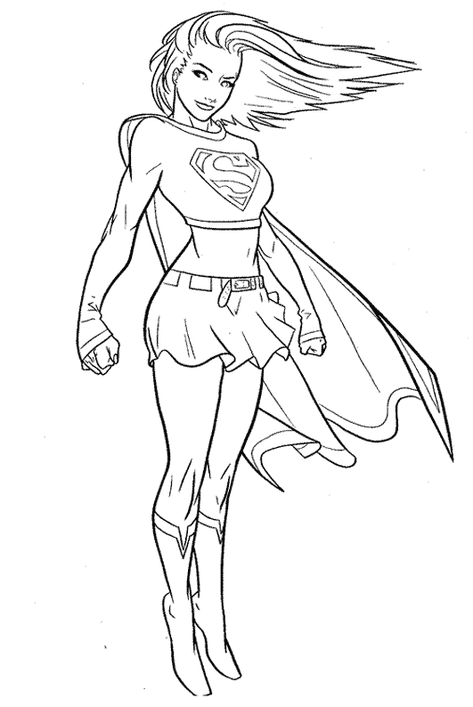 Раскраска: Marvel Superhero (Супер герой) #79851 - Бесплатные раскраски для печати