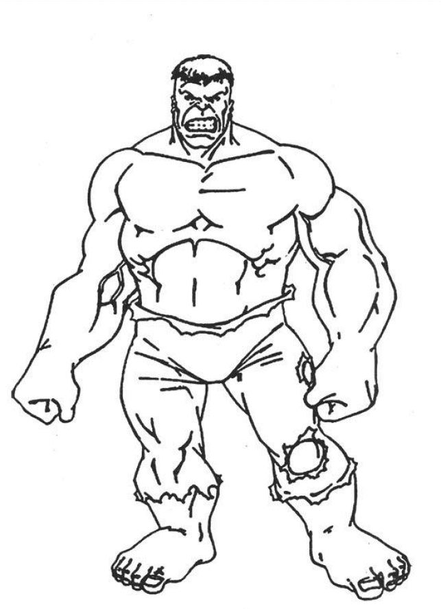 Раскраска: Marvel Superhero (Супер герой) #79853 - Бесплатные раскраски для печати