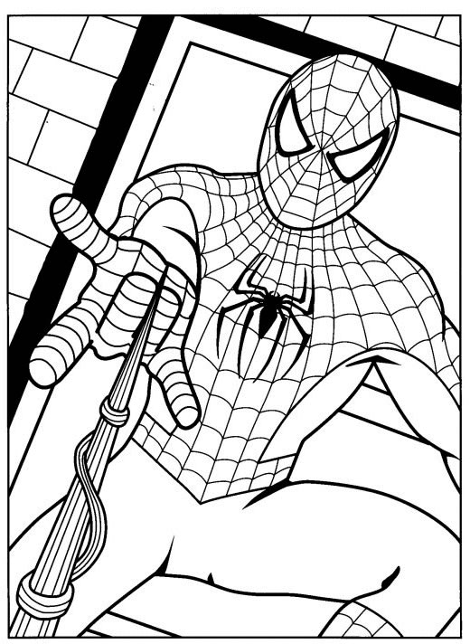 Раскраска: Marvel Superhero (Супер герой) #79979 - Бесплатные раскраски для печати