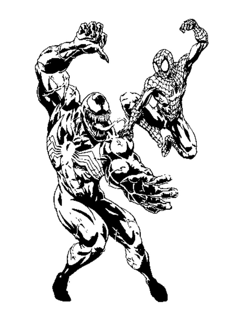 Раскраска: Marvel Superhero (Супер герой) #80073 - Бесплатные раскраски для печати