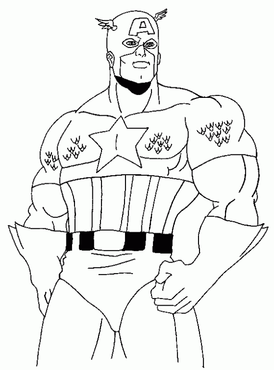 Раскраска: Marvel Superhero (Супер герой) #80077 - Бесплатные раскраски для печати