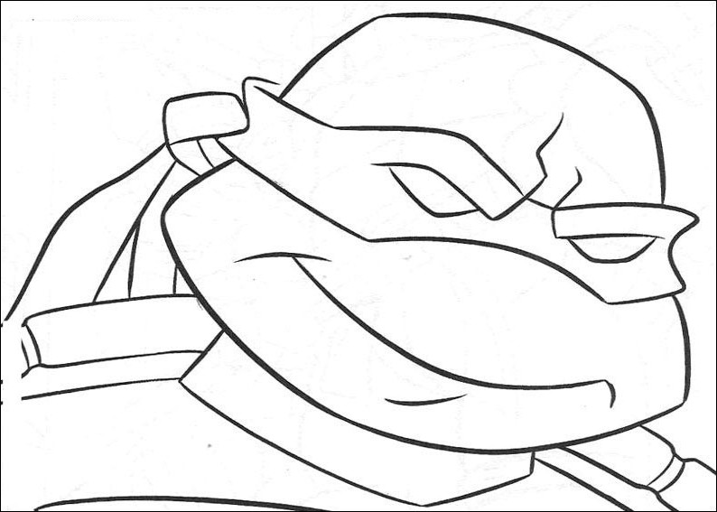 Раскраска: Черепашки ниндзя (Супер герой) #75357 - Бесплатные раскраски для печати