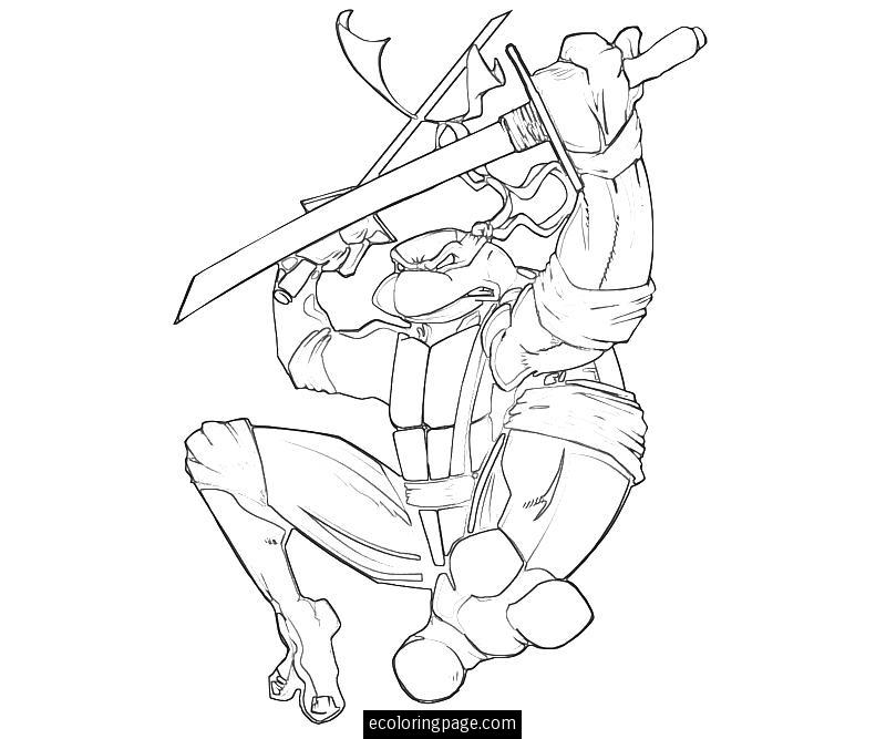 Раскраска: Черепашки ниндзя (Супер герой) #75458 - Бесплатные раскраски для печати