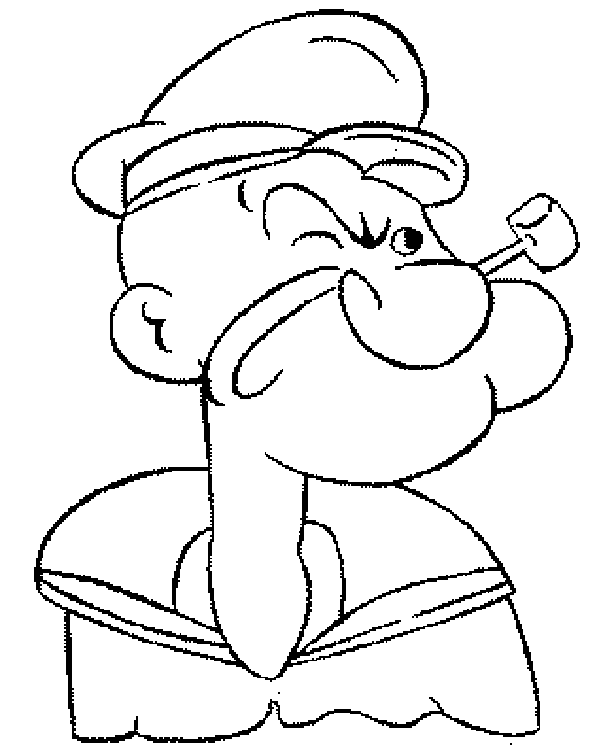 Раскраска: Popeye (Супер герой) #84729 - Бесплатные раскраски для печати