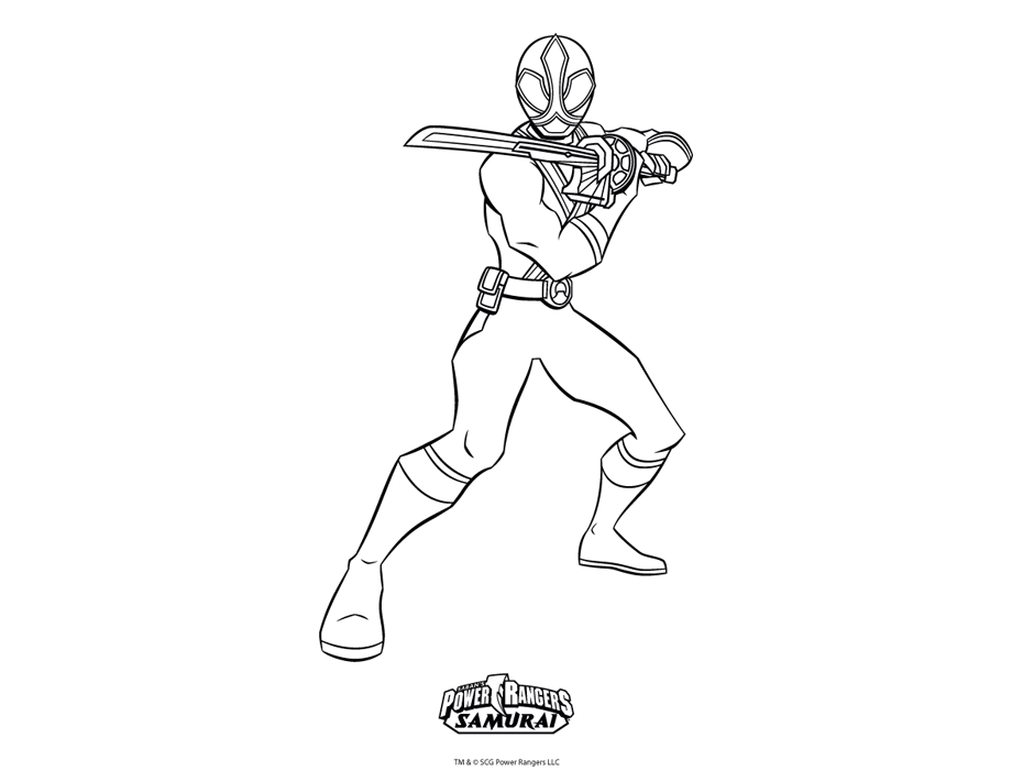 Раскраска: Могучие Рейнджеры (Супер герой) #49955 - Бесплатные раскраски для печати
