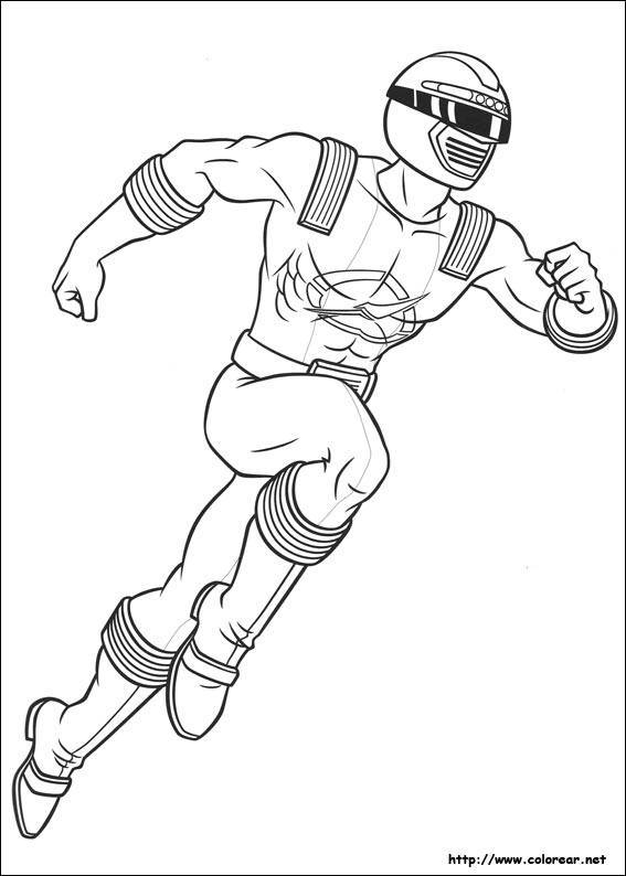 Раскраска: Могучие Рейнджеры (Супер герой) #50037 - Бесплатные раскраски для печати