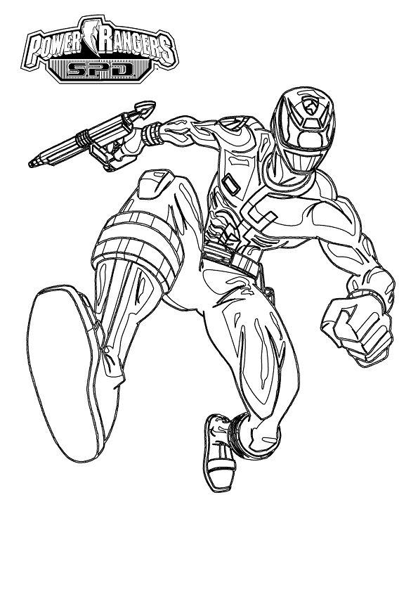 Раскраска: Могучие Рейнджеры (Супер герой) #50041 - Бесплатные раскраски для печати