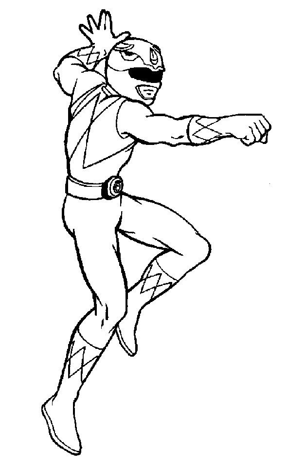 Раскраска: Могучие Рейнджеры (Супер герой) #50060 - Бесплатные раскраски для печати