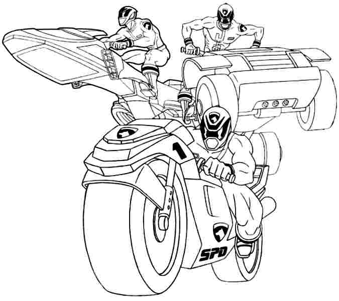 Раскраска: Могучие Рейнджеры (Супер герой) #50084 - Бесплатные раскраски для печати