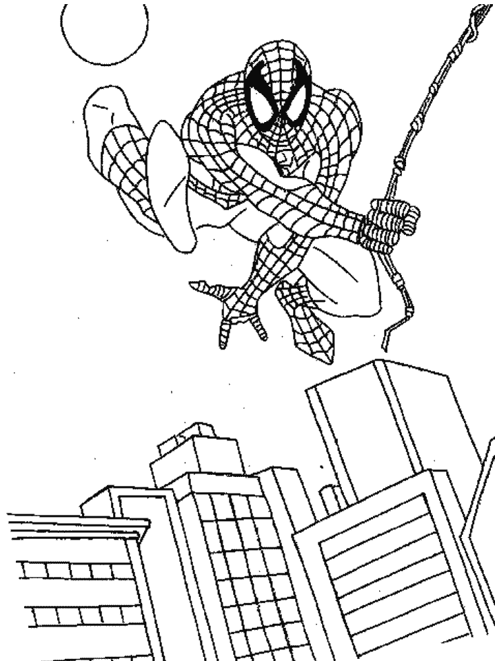 Раскраска: человек-паук (Супер герой) #78657 - Бесплатные раскраски для печати