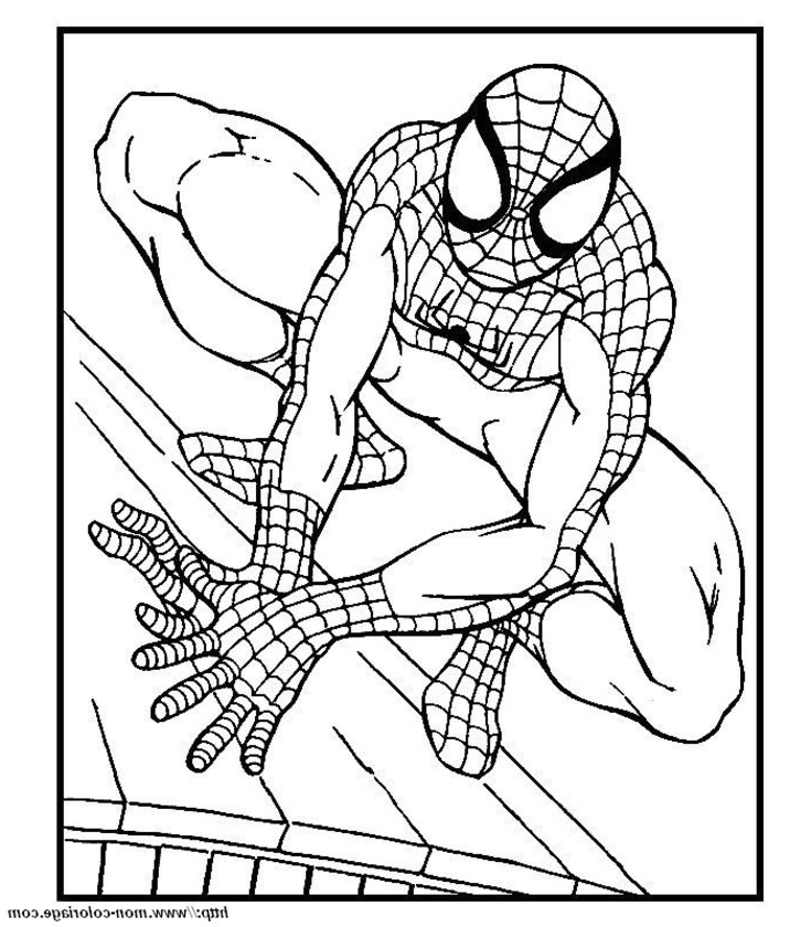 Раскраска: человек-паук (Супер герой) #78664 - Бесплатные раскраски для печати