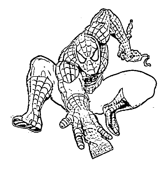 Раскраска: человек-паук (Супер герой) #78671 - Бесплатные раскраски для печати