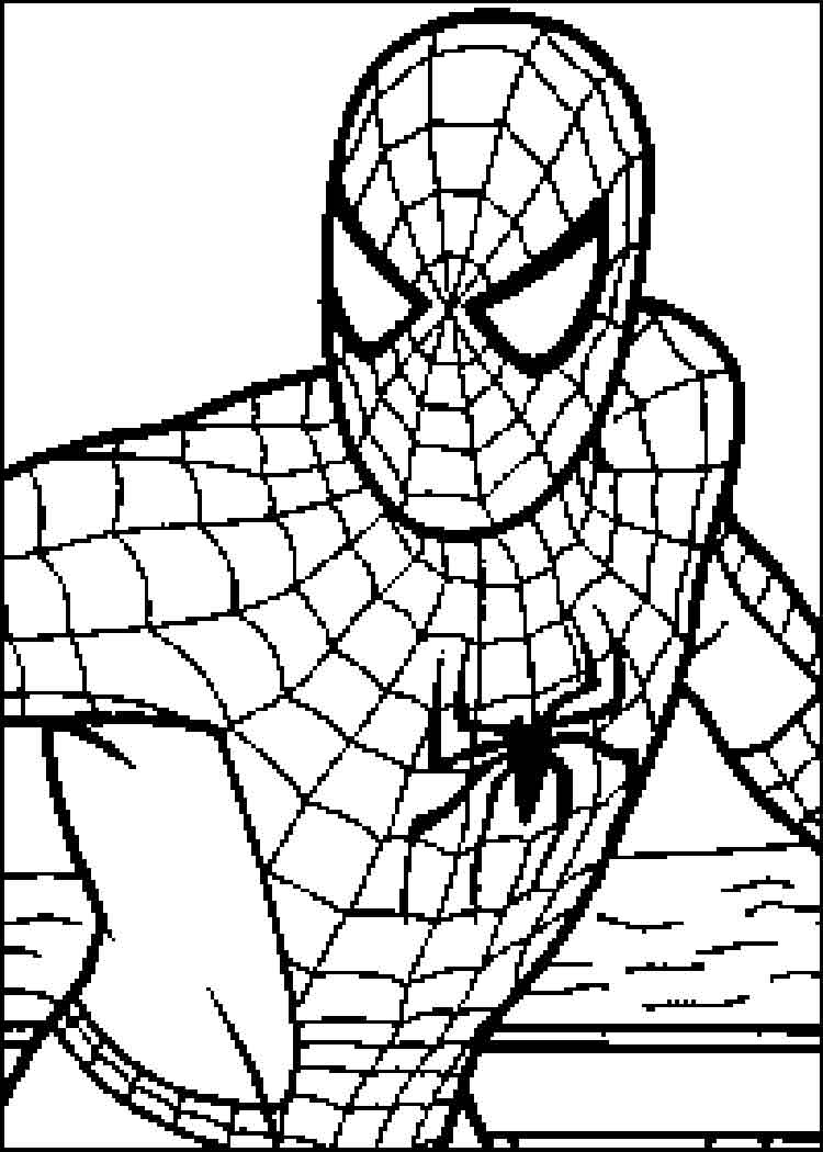 Раскраска: человек-паук (Супер герой) #78675 - Бесплатные раскраски для печати